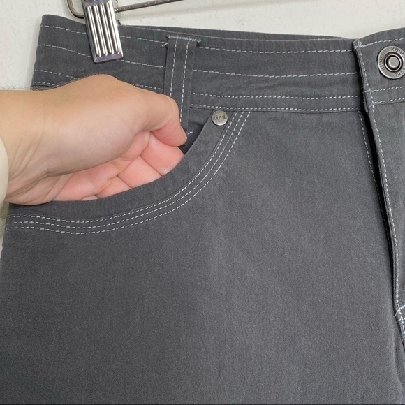Kuhl Women's Splash cotton blend quick dry Shorts grey - Picture 6 of 8